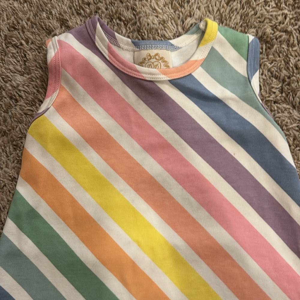 The Beaufort Bonnet Company striped play dress, 2t - Picture 2 of 7